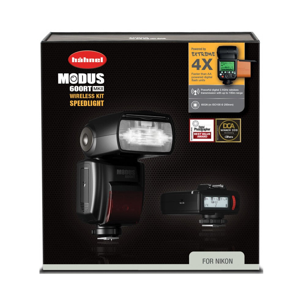 (For Nikon) Hahnel Modus 600Rt Mkii Speedlight Wireless Camera Flash Kit 5099113052315