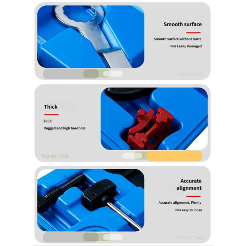 Alloy Construction Camshaft Timing Belt Install Kit For-black 1