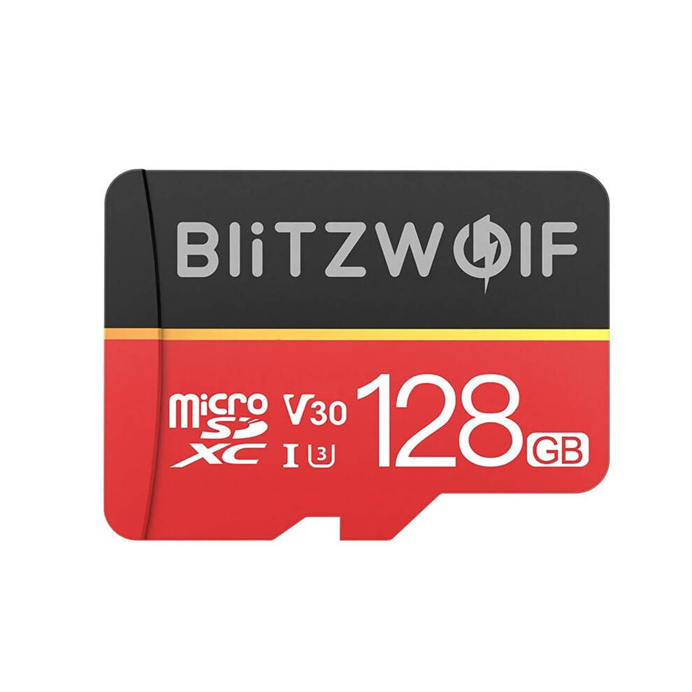 (128Gb) Blitzwolf Bw-Tf1 Class 10 V30 1080P Fhd Micro Sd Tf Memory Card 9360159001589