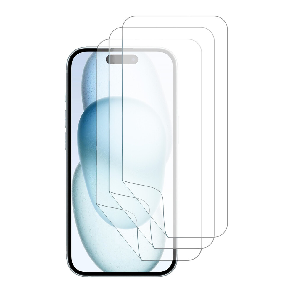 3Pcs Soft Pet Film Screen Protector Guard For Apple Iphone 15 Plus Front 3147102052289