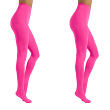 (Average-Tall) 2 Pair Voodoo Totally Matte Tights 70 Denier Slimming Pantyhose Pink Women Stockings Fergalicious H31318 Leggings