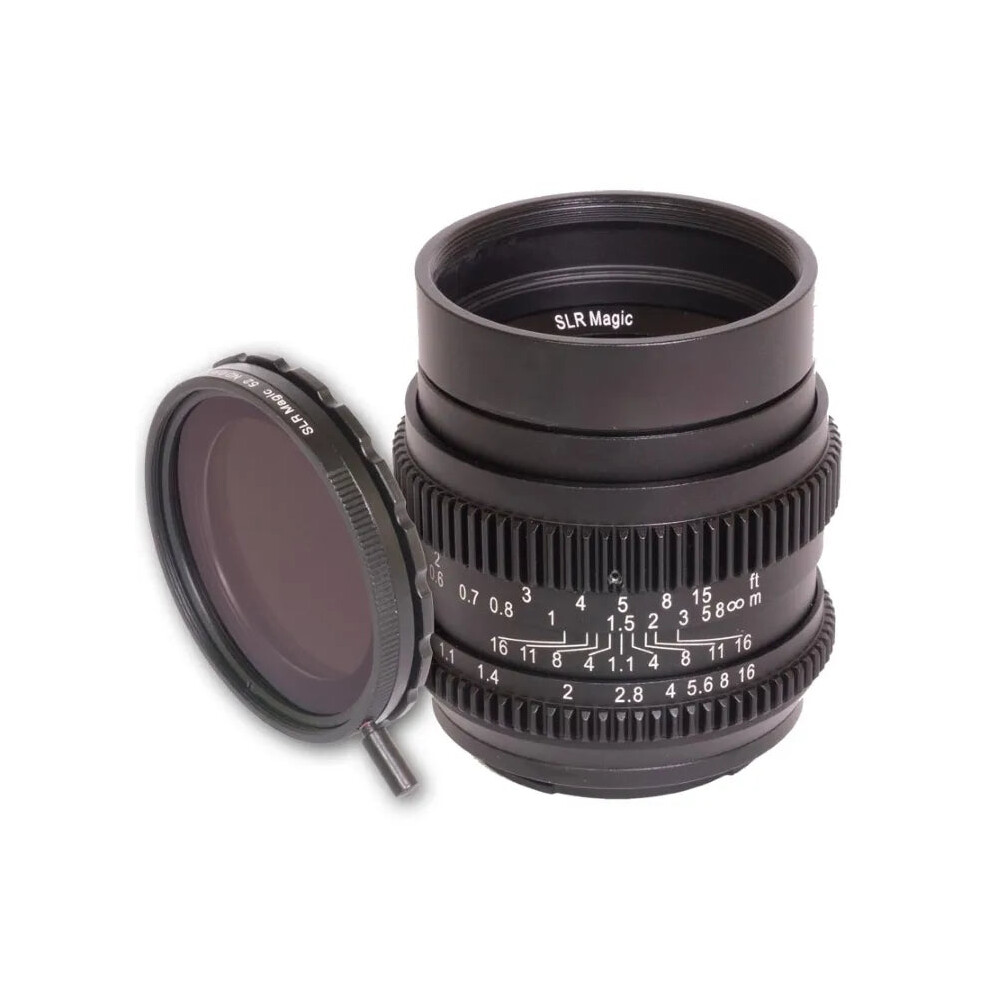 Slr Magic Cine Bundle 50Mm F1.1 Camera Lens And 52Mm Variable Nd (Ii) E Mount 9319499072582