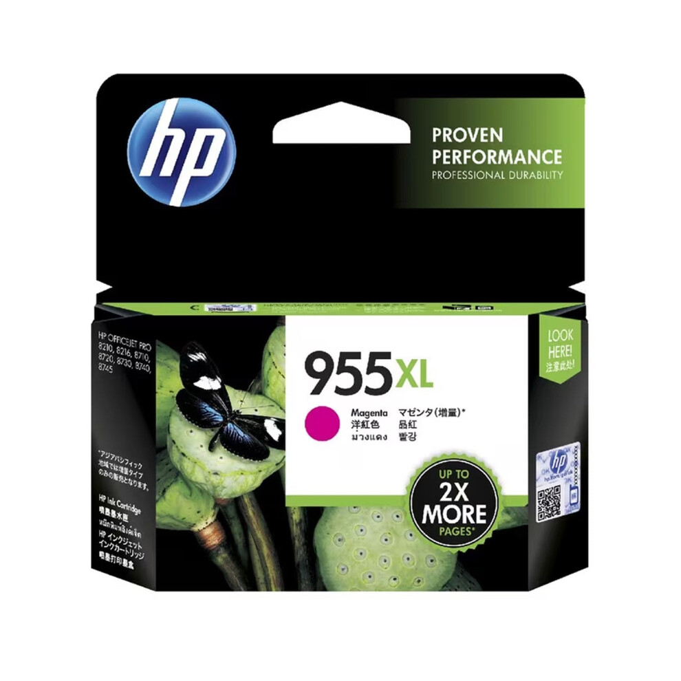 Hp 955XL Magenta Ink Cartridge Toner L0s66aa