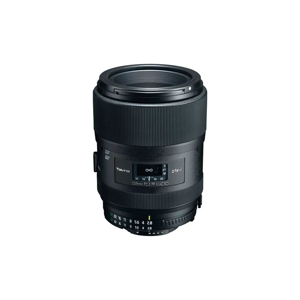 Tokina Atx-I 100Mm F/2.8 Ff Macro Lens Plus For Nikon F Mount Camera With Hood 4961607640876