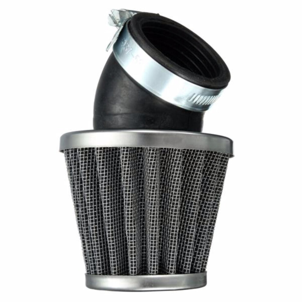 40Mm Angled Air Filter Pod Cleaner Motorcycle Quad Pit Dirt Bike Atv 50Cc-140Cc Black 3147102045731