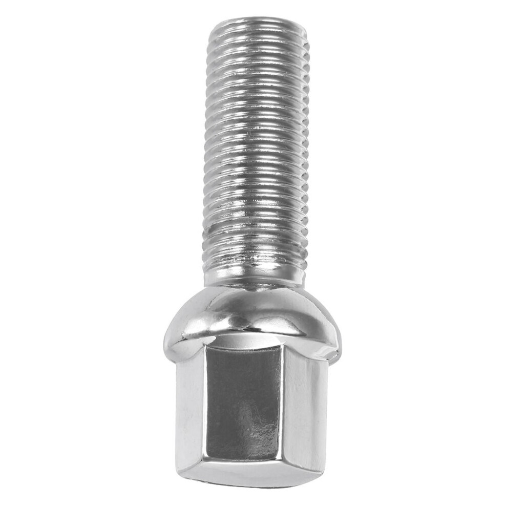 35Mm M14x1.5 Car Thread Wheel Tire Screw Radius Lug Nut Bolt For Audi Silver 3147102053491