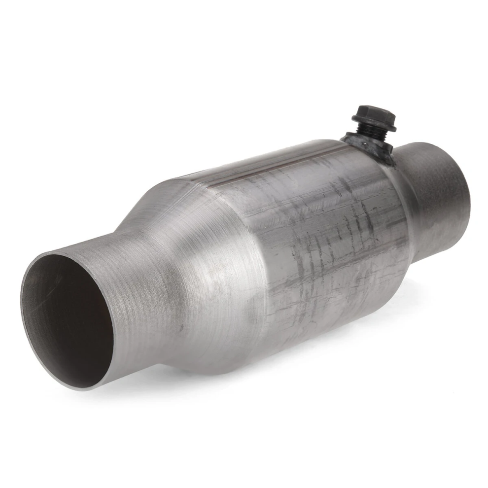 2.5 Inch In/Out 400 Cell Universal High Flow Catalytic Converter Stainless Steel 3147102122340