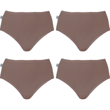 (12) 4 Pack Sloggi Originals Hikini Womens Underwear Undies Panties Briefs Brown Tan High Waisted Bikini Bulk