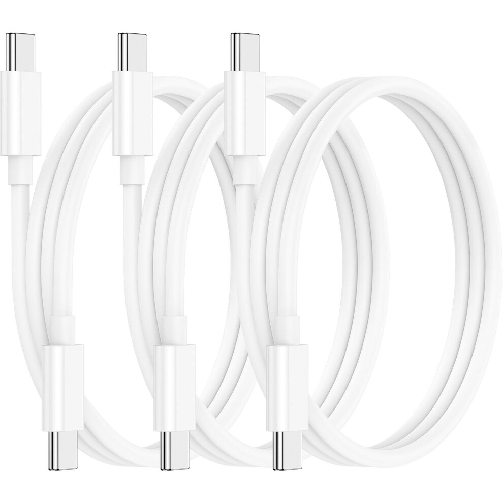 3 Pack 1M Fast Pd Charger Data Transfer Sync Charging Usb Type C To Type C Cable Cord Bulk 3147102135425