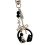 Versatile Music Earphone Shaped Accessory For Keys-Black 1