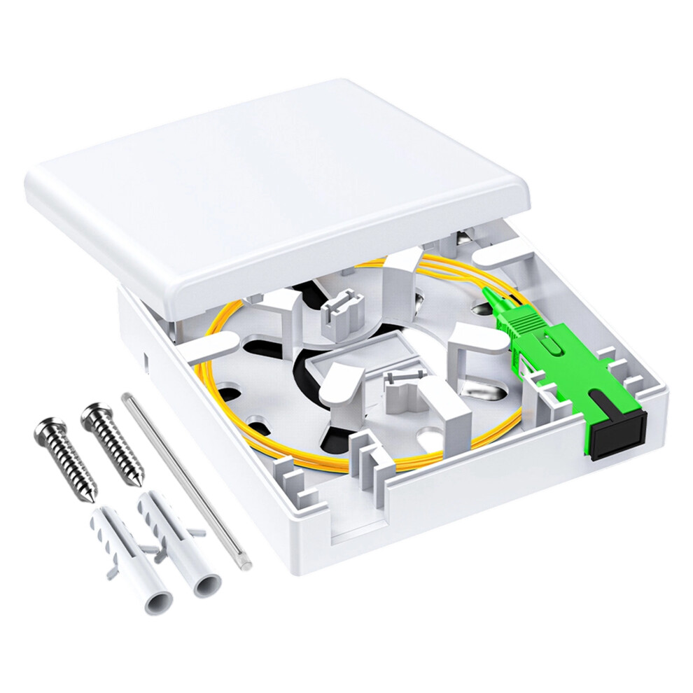 Fiber Opt Connection Box For 86-A Pc Flange Pigtail Single 7627001419360