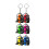 Acryl duikuitrusting sleutelhanger hanger-6-delige set 1
