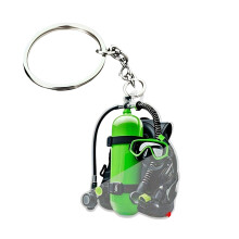 Acrylic Keychain Featurings Scuba Design Pendant Keyring-Style6