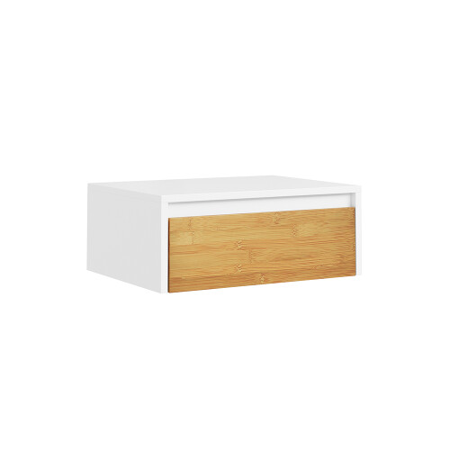 Comodă de noapte SoBuy, albă, 40x29x15 cm