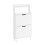 SoBuy Meuble à chaussures blanc 2 portes 1
