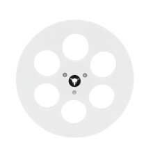 7Inch 6 Hole Empty Reel for Tape Recorder 7Inch 1/4 ABS 6-White