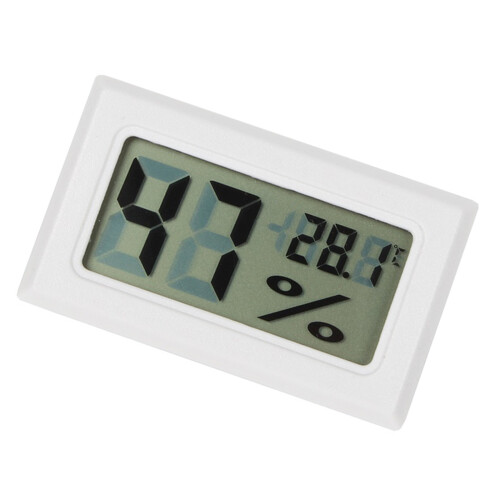 3D-printer Droge doos Digitale hygrometer Thermograaf-Wit