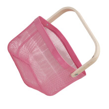 Contemporary Net Basket For Displaying Fruits Storing-Pink