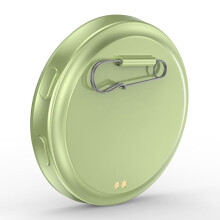 Digital Display Pin Electronic Badges with LED Touch-Green