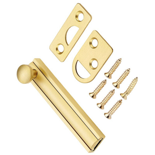 Barn Slide Latches Door Bolt Lock Replacement Door-Gold