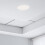 2Pcs Plastic Round Hole Cover with Screws for Electrical Boxes 4