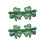 Green Four Leaf Clovers Glasses Leprechaun Costume-two 1