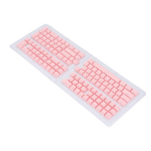 Capuchons de touches rouges de hauteur OEM pour clavier mécanique, à 132 touches, compatibles avec les claviers de 61 à 108 touches