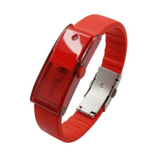 Elegant Perfume Diffuser Bracelet Alloy Adjustable Length-Red