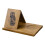 Wooden Geometric Bookshelf Triangle Base Integrated Cup Holder 1
