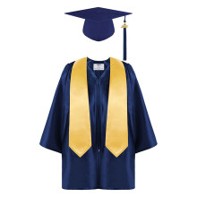 Afstudeerjurk voor kinderen, comfortabel-Marineblauw 36 meter