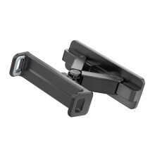 Aanpasbare telefoon- en tablet-wandmontagesteun met sterke-Zwart