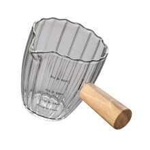 Coffee Measuring Cup with Double Scale-90ml transparent tri