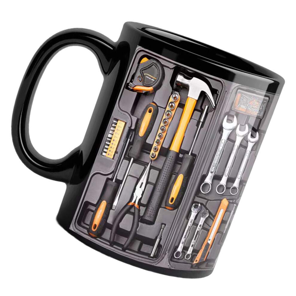 Novelty Mechanic Themed Ceramic Coffee Mug Microwave Safe-02 7751001359897