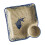 Artistic Hand Painted Ceramic Square Dumpling-fisherman  song 1