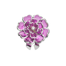 Floral Shape Cufflinks Clip Button Covers For Shirt-rose red