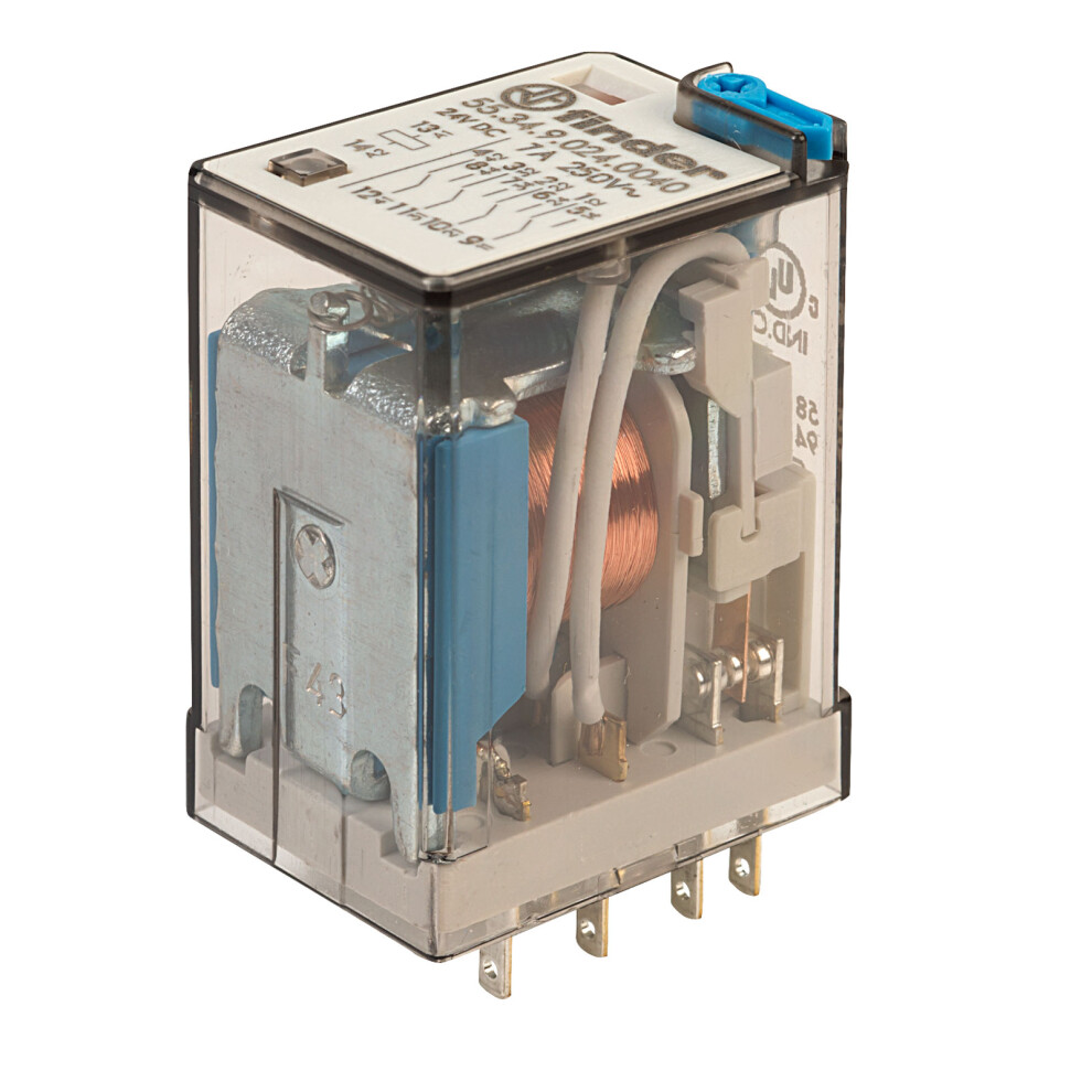 Finder 55.34.9.024.0040 24Vdc Relay 4Pco 8012823076645