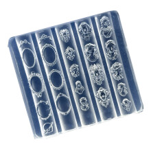 Flexible Silicone Medusa Carving Mold Reusable Nail Art Frame