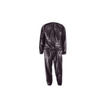 PVC Plastic Sauna Suit Exercise Gym Outfit Boosts-Black S