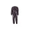 PVC Plastic Sauna Suit Exercise Gym Outfit Boosts-Black S 1
