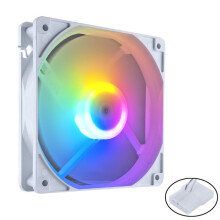 12cm High Airflow PC Case Cooling Fan Quiet Color LED-White