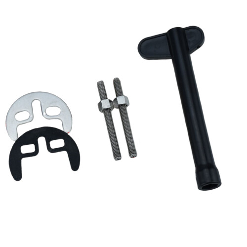 Accessoires de joint de robinet à trou-Double trou en acier