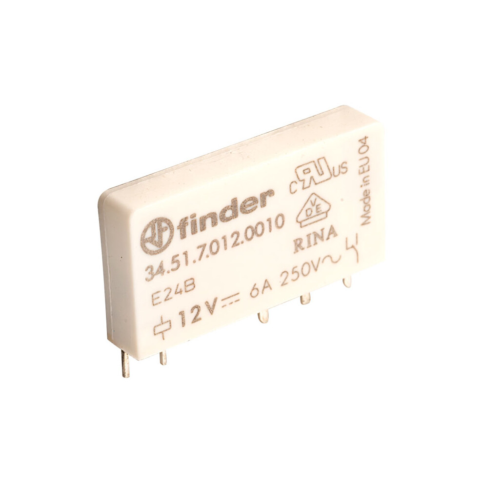 Finder Ultra Slim Pcb Relay 6A 12Vdc Single Co Contact Agni - 34.51.7.012.0010 - Image 5