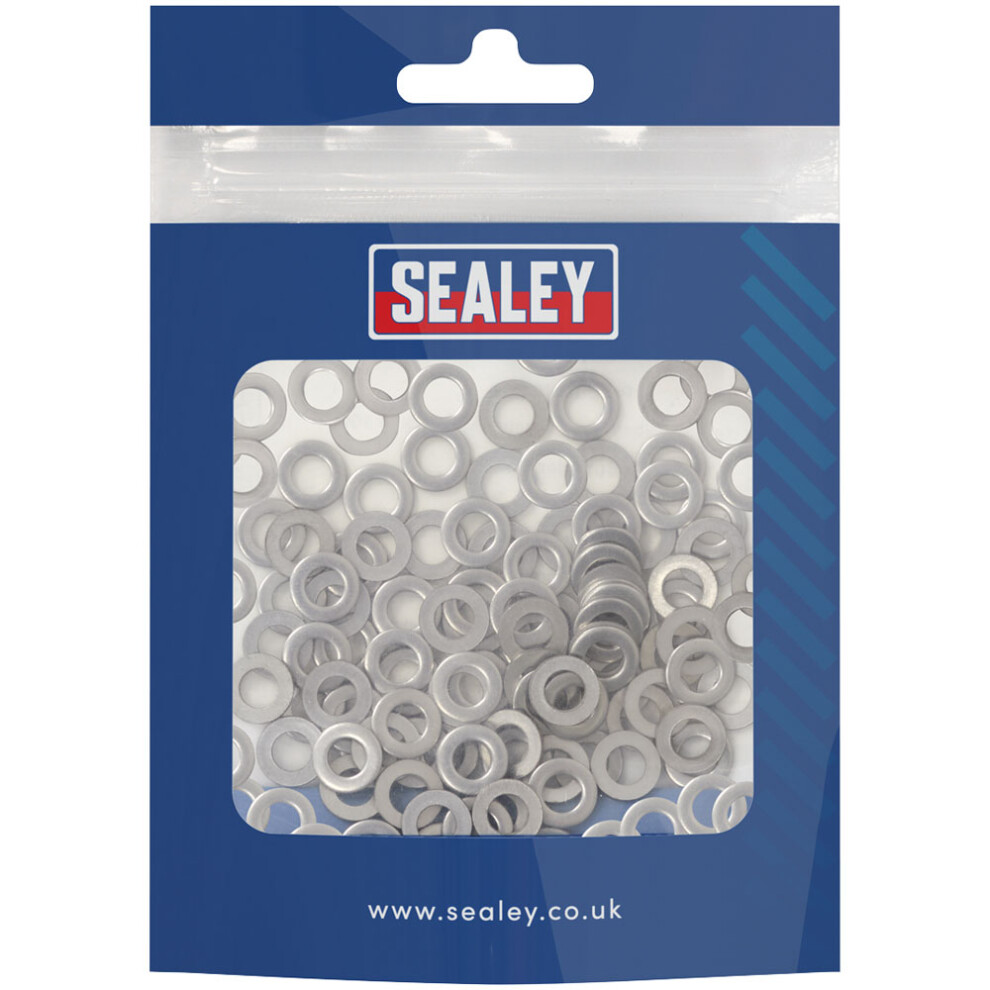 Sealey Ssw5 Stainless Steel Flat Washer Din 125 - M5 A2 - Pack Of 100 5054630486654