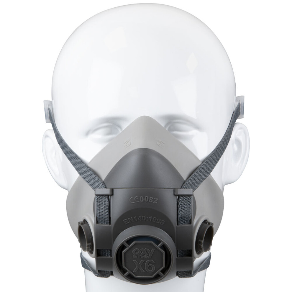 Sealey 9000 Reusable Half Mask Without Filters 5054630436178