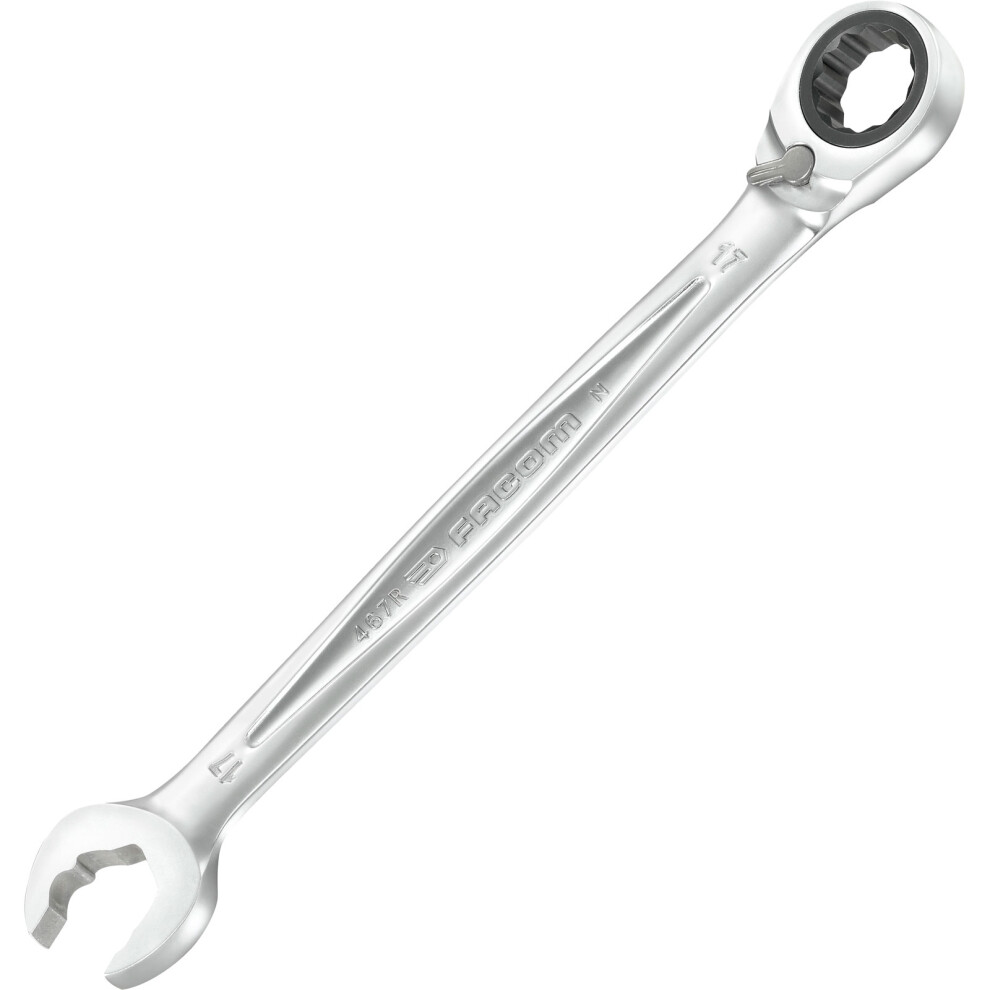 Facom 467Br.17 Combination Fast Ratchet Wrench 17Mm