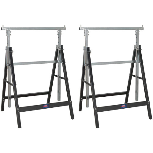 Sealey Sealey FDT32 Fold Down Telescopic Trestle 200kg Capacity - Pair