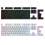 Ergonomic Side Printed Keyboards Keycaps PBT Heat-White 2