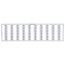WAGO 793-5604 WMB Multiple Marking System Vertical 21 ... 30 10x, white
