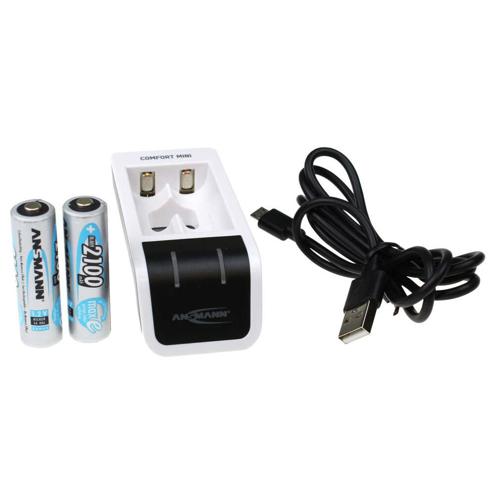 Ansmann 1001-0091-01 Comfort Mini With 2X Aa2100 Battery Charger 4013674171828
