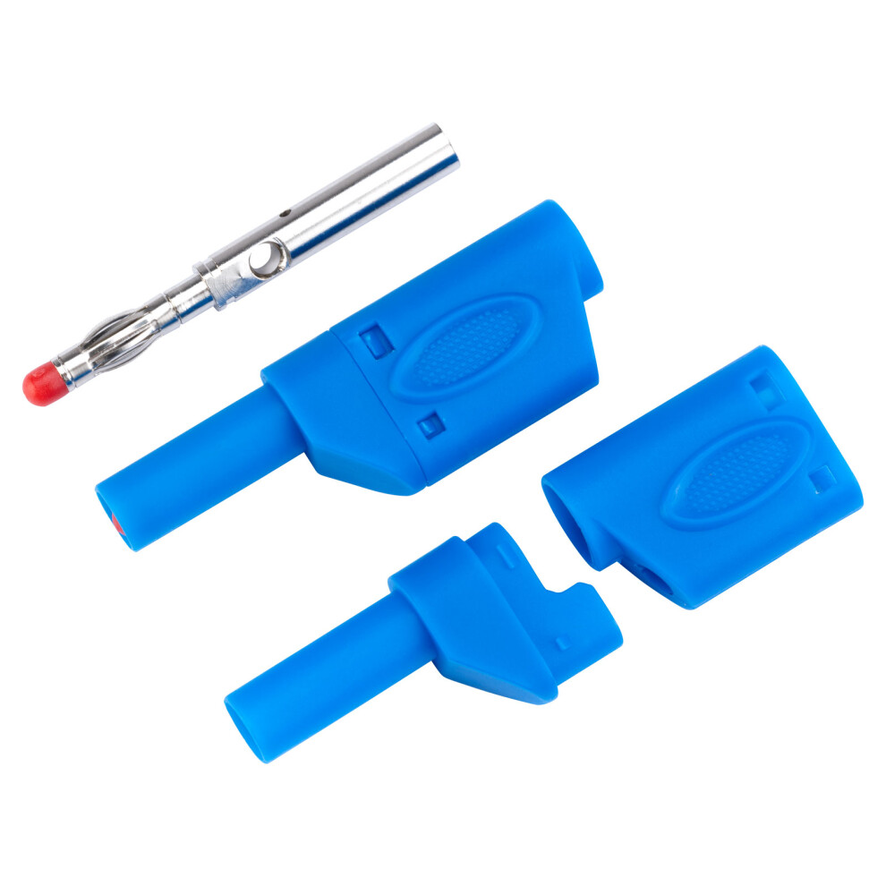 Truconnect 170577 4Mm Shrouded Stackable Test Plug Blue 5053556018512